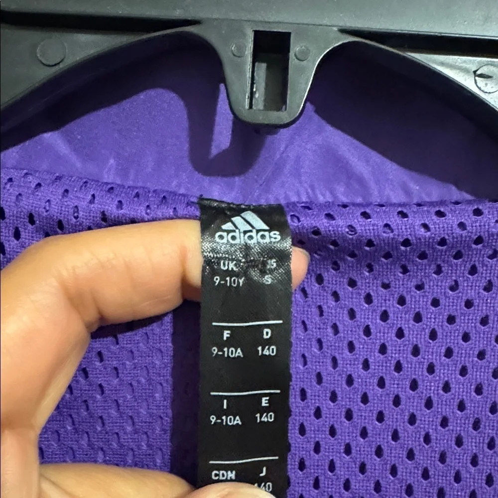 Adidas Lego Girl Half-Zip Windbreaker Jacket